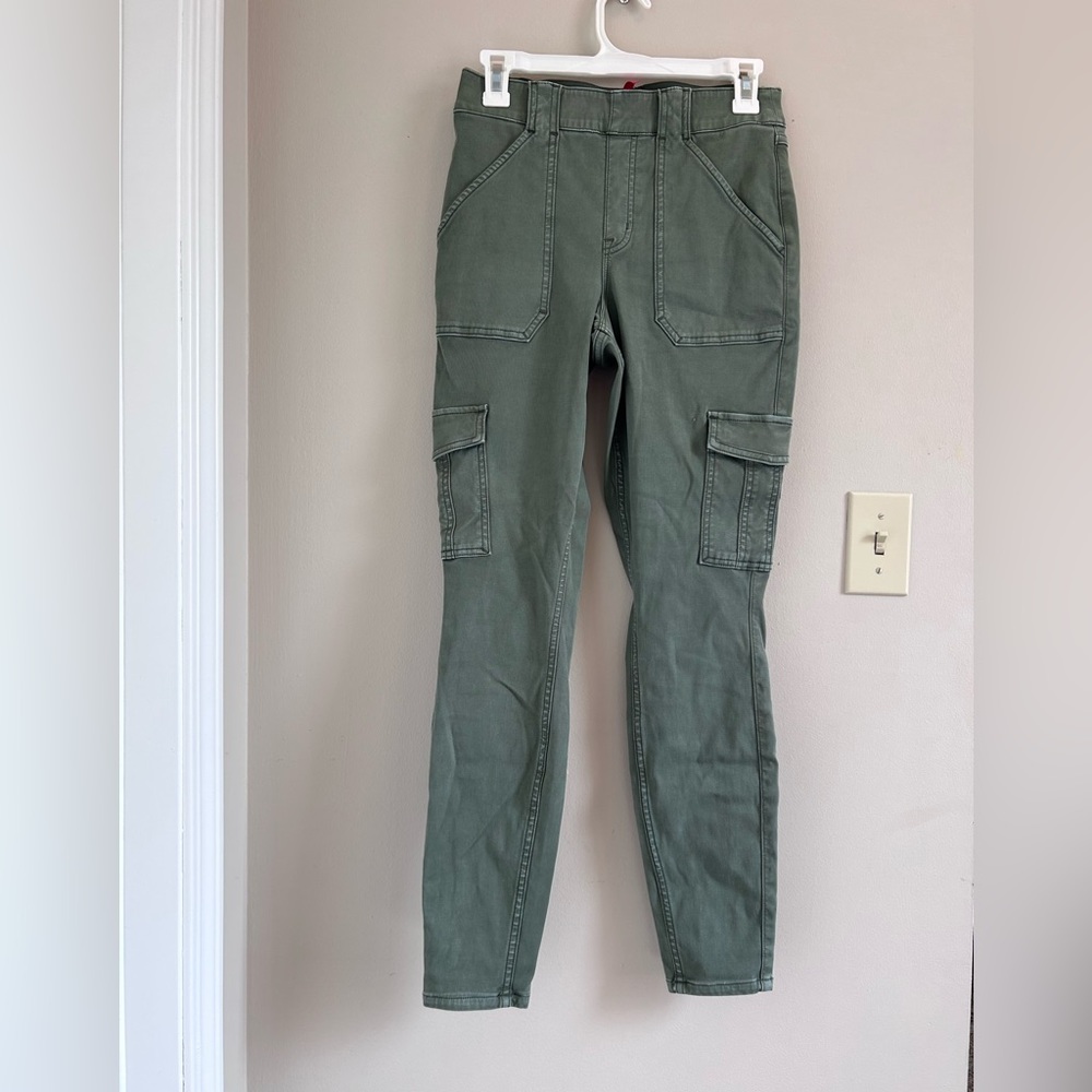 Stretch Twill Ankle Cargo Pant by Spanx